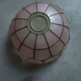 Pink mother-of-pearl lampshade