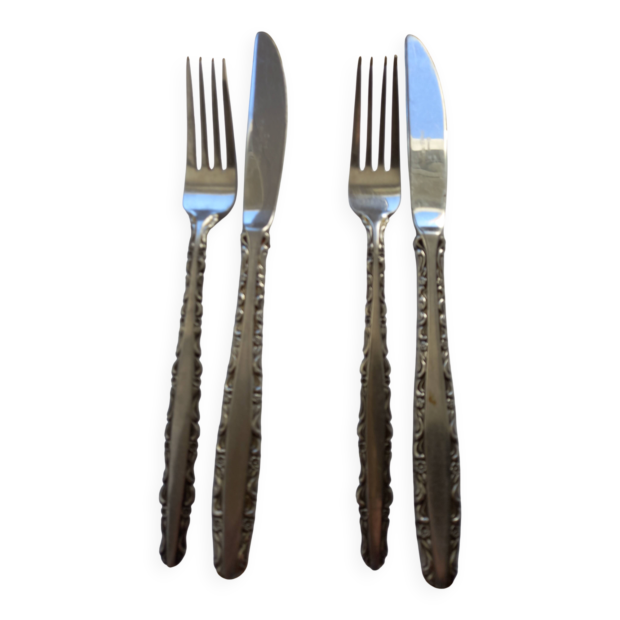 O-marc set – 2 knives and 2 forks