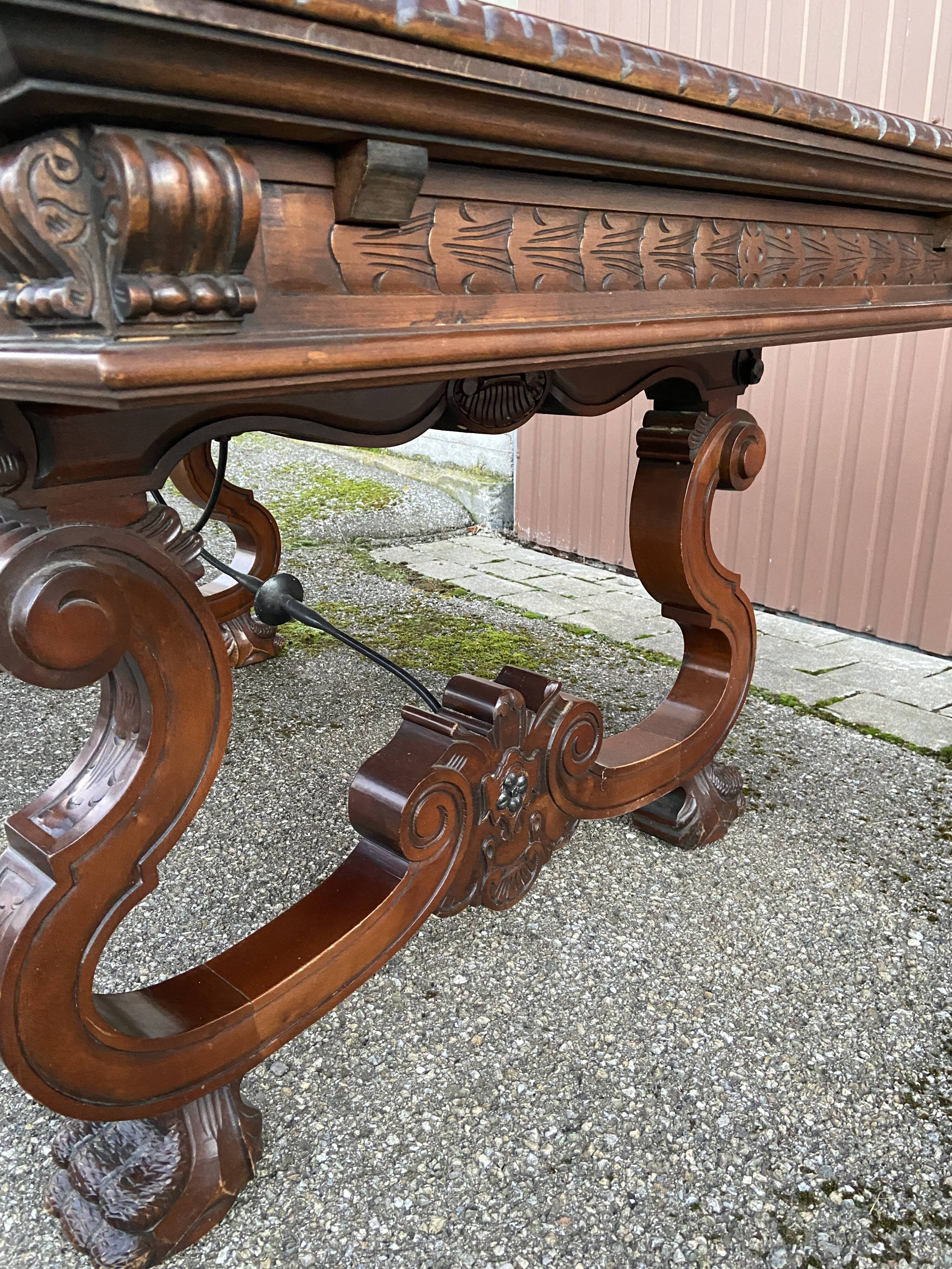 large Spanish Renaissance dining table