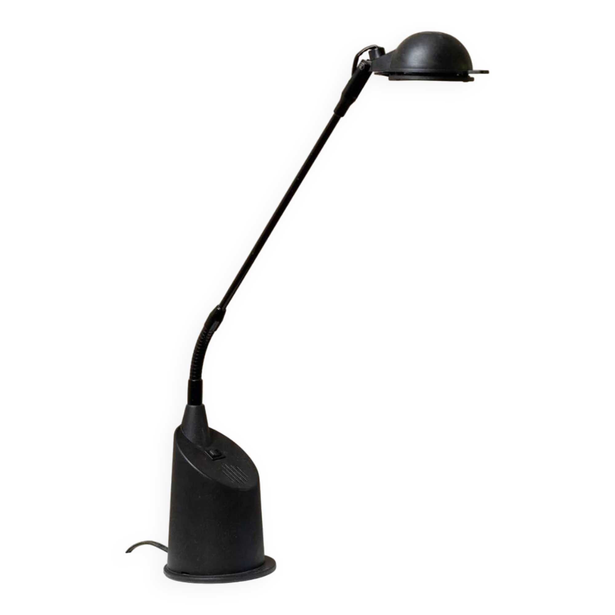 Vintage black table lamp TPB - Model 3014 - Postmodern Memphis design - Italy 1980s