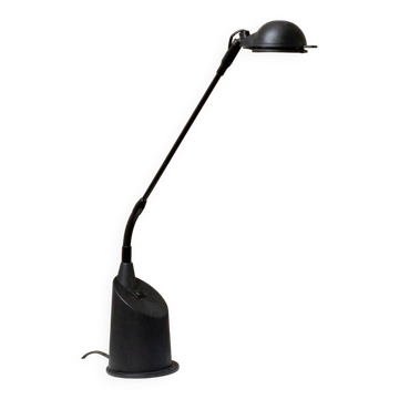 Lampe de table vintage TPB noire - Modèle 3014 - Design postmoderne Memphis - Italie années 1980
