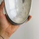 Silver-plated metal empty pocket on ball feet