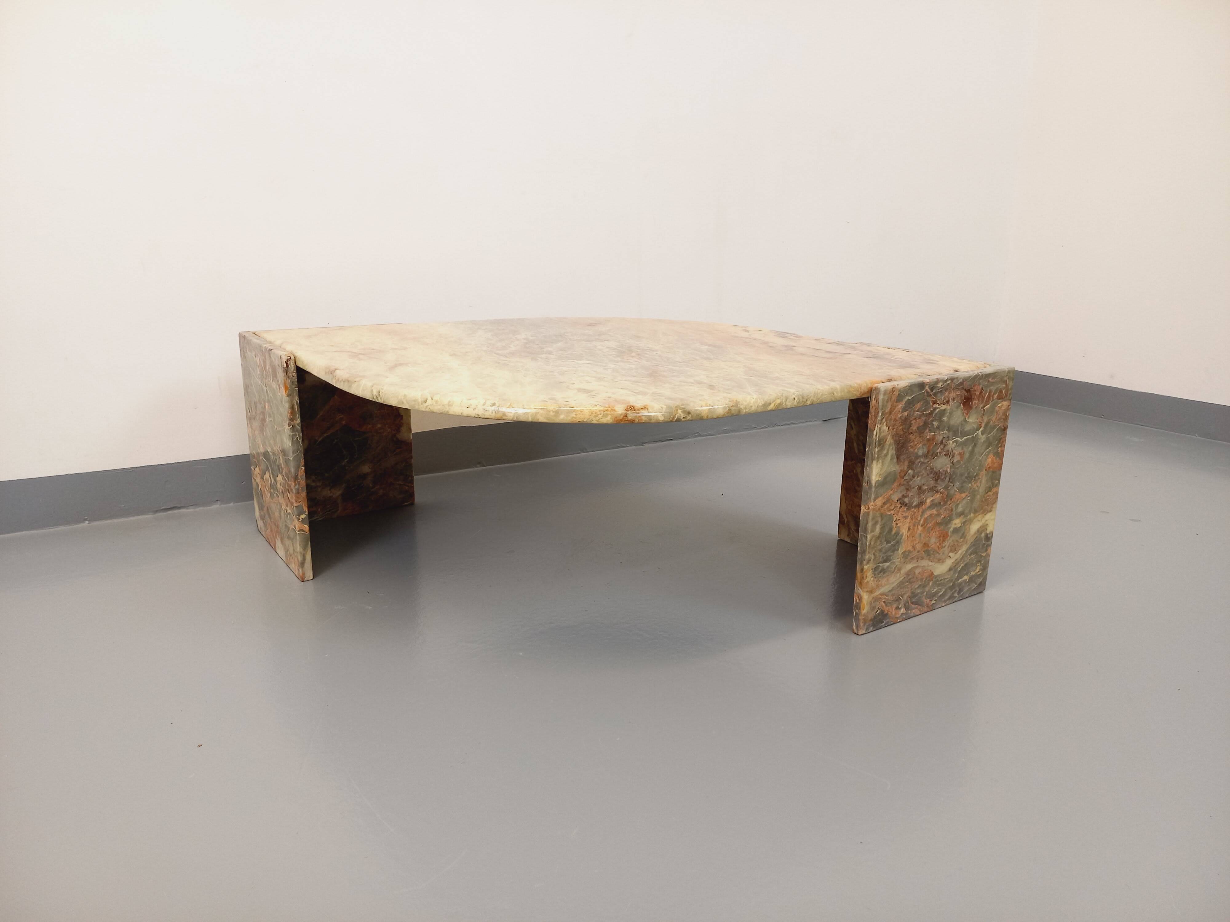 Vintage marble coffee table from the 70s