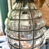 Glass and metal pendant light, Ulysses' garden