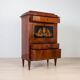 19th Century Mahogany Secretary Desk, French Polish