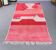 Traditional handmade natural wool beni ourain rug 1.4/2.6 m