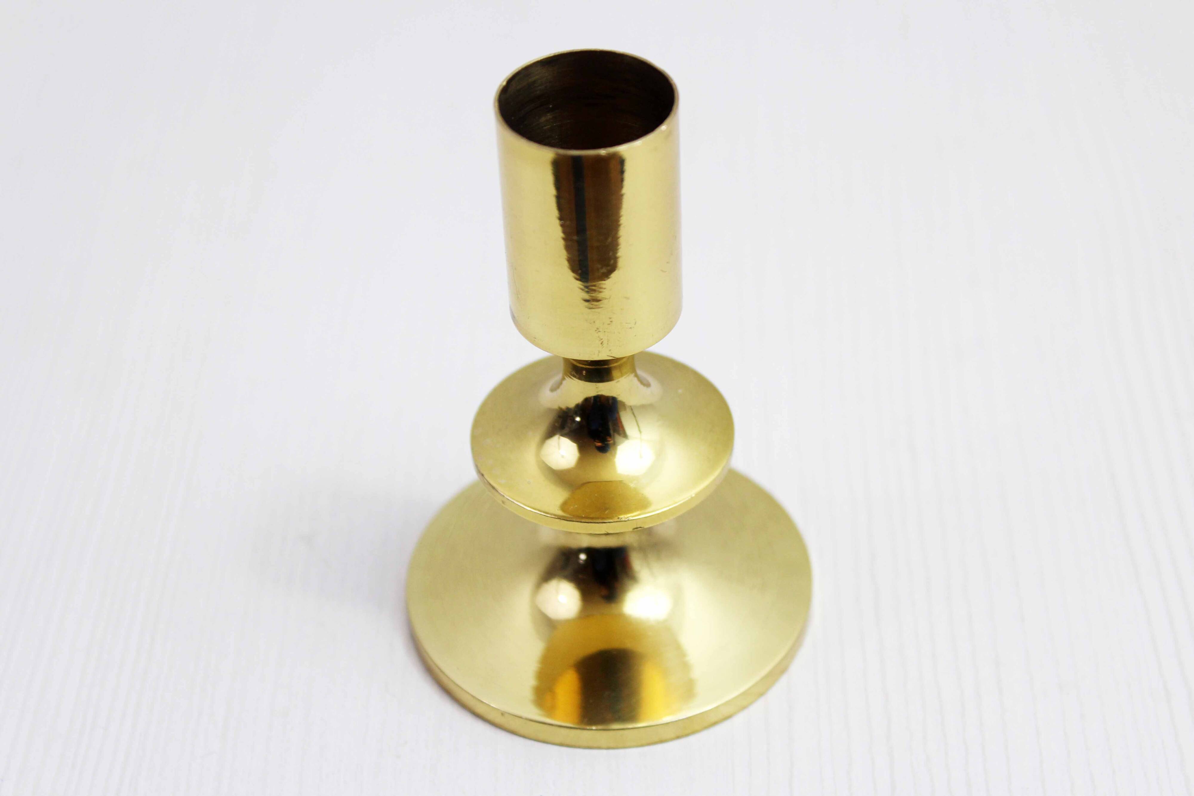 Vintage brass candle holder