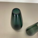 Set of three turmalin vases wilhelm wagenfeld wmf attributed, germany 1960s