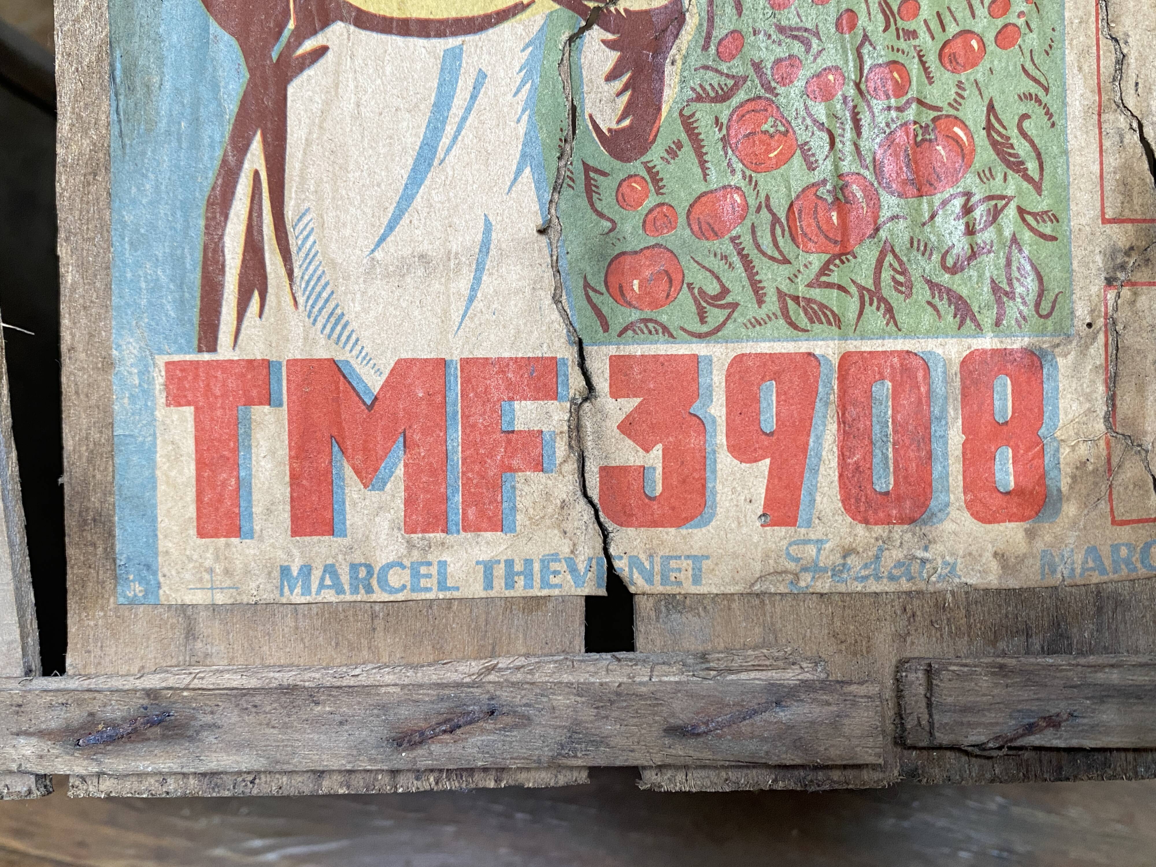 Crate cageot wooden slats morocco casablanca