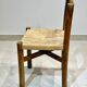 Set of 2 Charlotte Perriand Meribel chairs, in ash, circa 1950, original edition