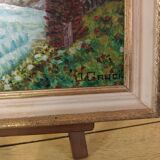 Mountain landscape painting