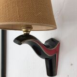 Wall light ceramic vintage 50s