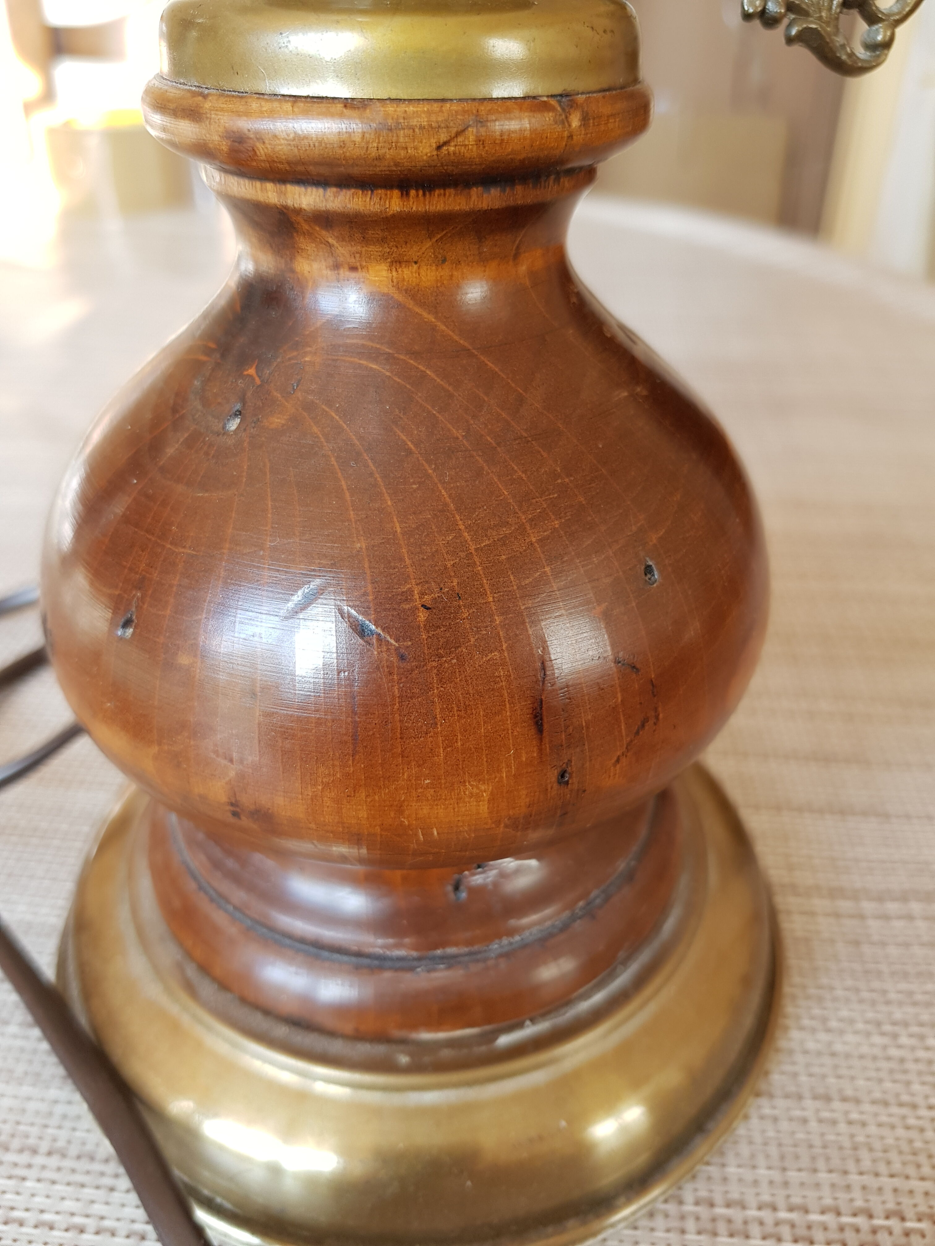 Wooden lamp