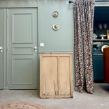 Petit buffet parisien patine blanche (rénové)