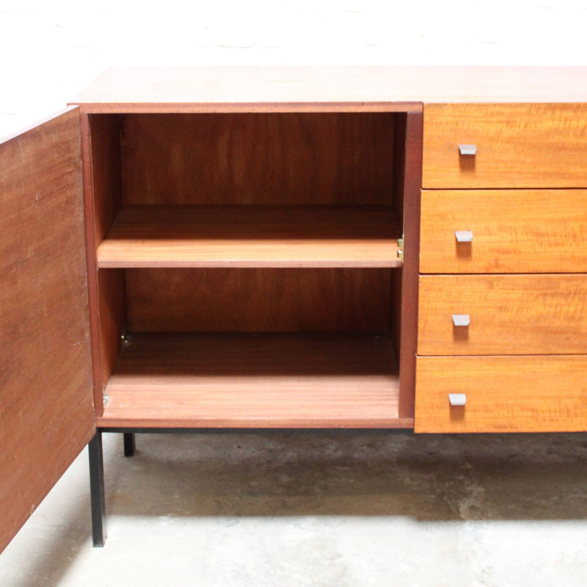 Teak sideboard by Pierre Guariche for Meurop 1960s