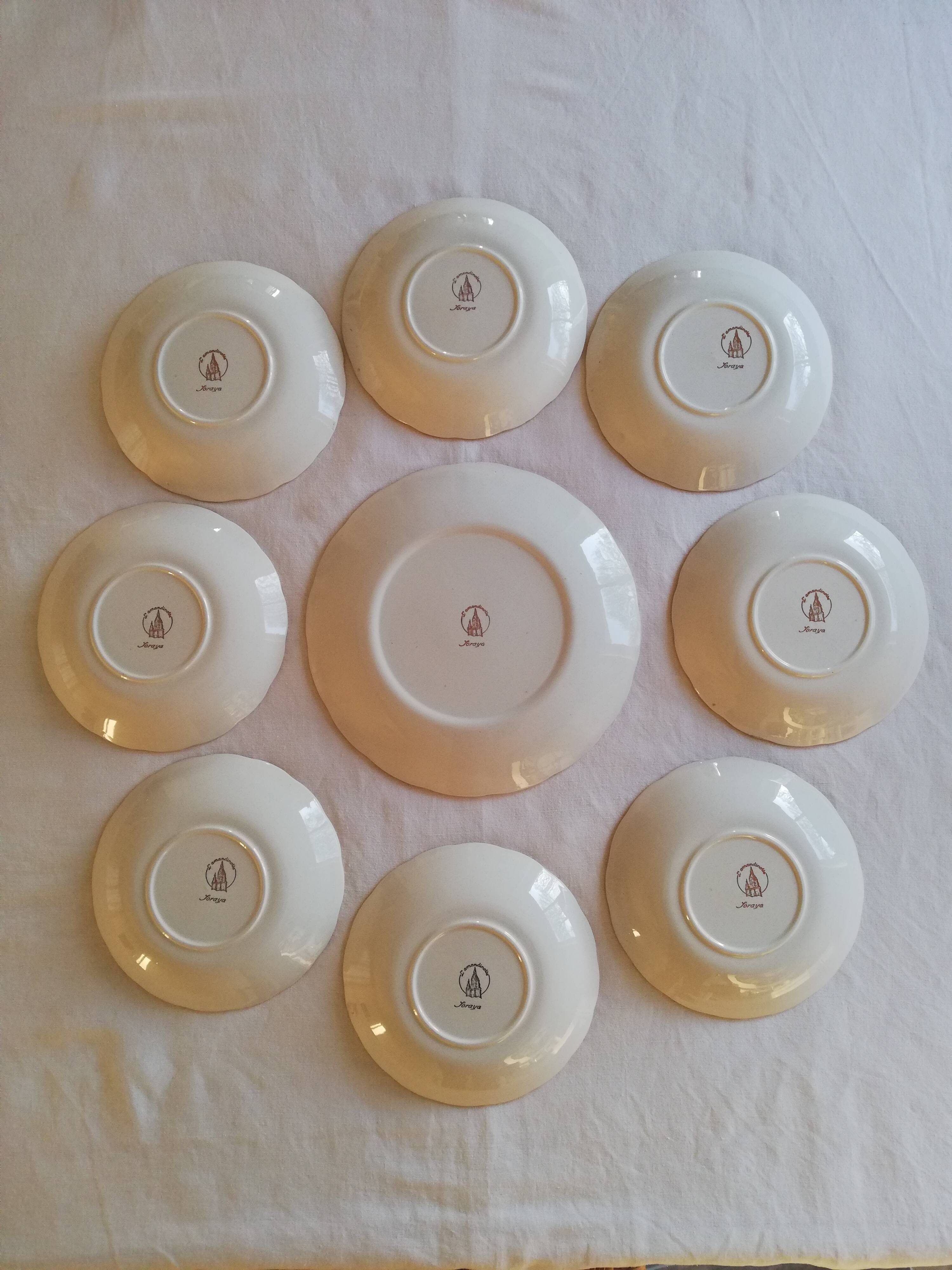 Amandinoise dessert service