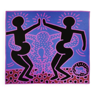 1990s Keith Haring Limited Edition Lithograph Numbered in Pencil.