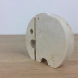 Fratelli Mannelli elephant paper press in travertine