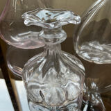 Trio of Art Deco soliflores in blown glass