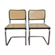 2 chaises B32 de Marcel Breuer