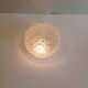Vintage round ceiling light - Moulded glass - 1960