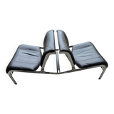 Back-to-back armchair model Whist by Olivier Mourgue 1964