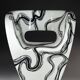 Smoke - Little Albert armchair by Ron Arad, hand painted, Signed Amane