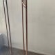 Paravent vintage des années 60 en bois et rotin