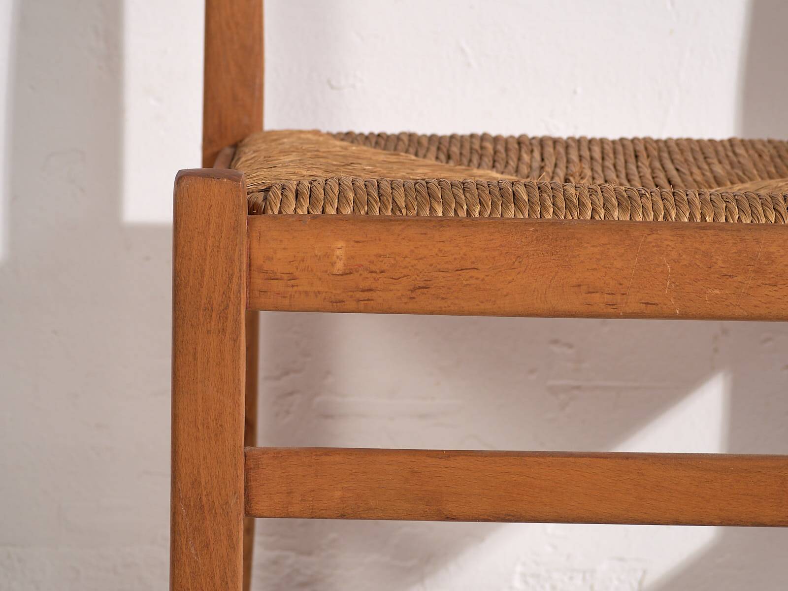 Antique rattan chair (c.1920) #7