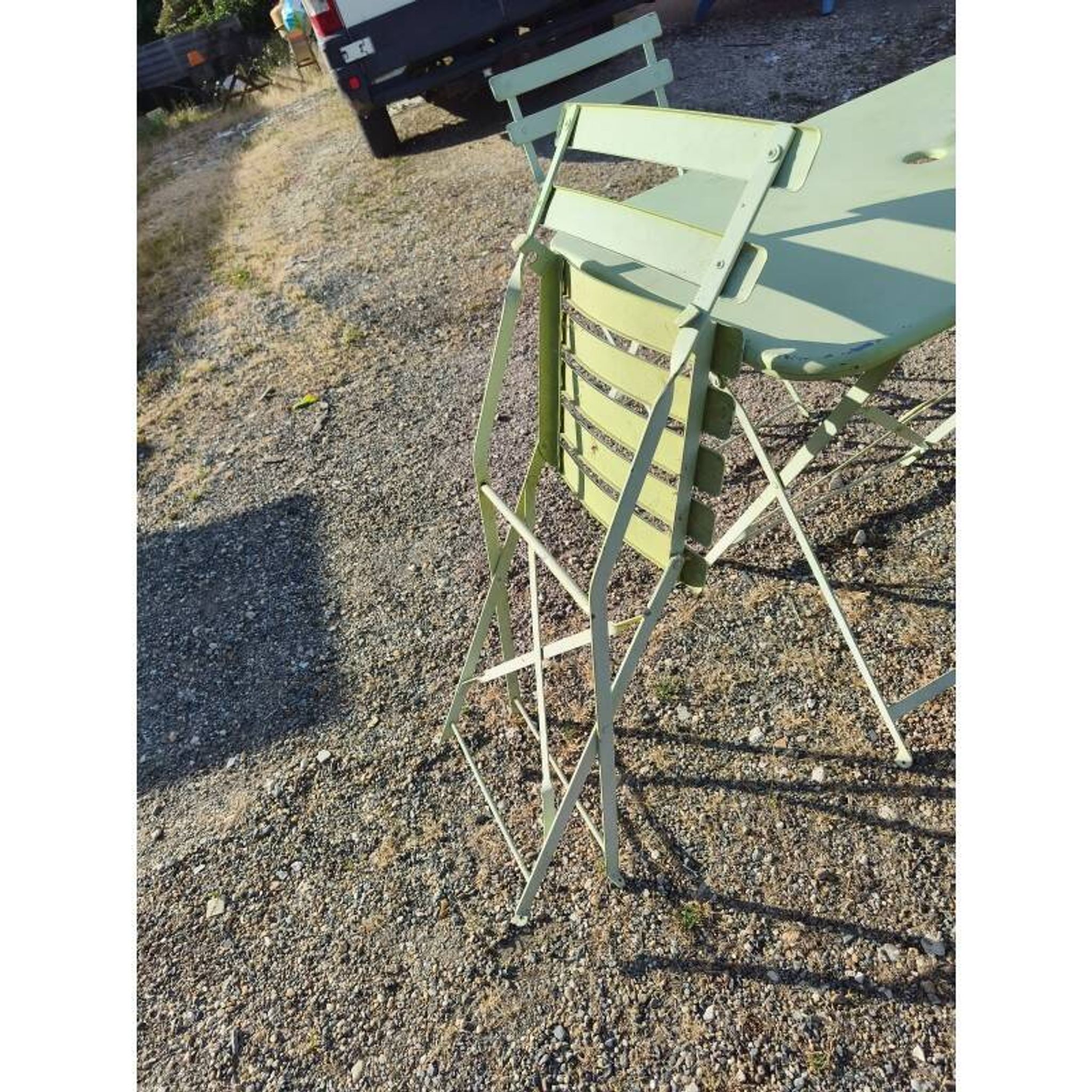 Salon de jardin fer des années 70/80