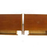 Set of 2 Scandinavian bedside tables, David Rosen, NK, Sweden, 1960.