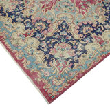 Handmade oriental unique 1980s 297 cm x 400 cm beige wool carpet