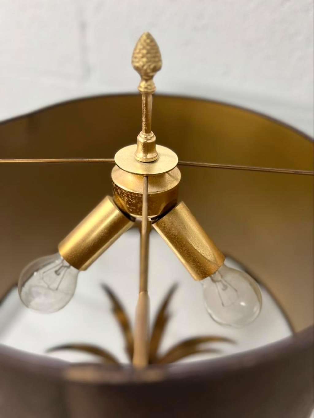 Vintage table lamp 'gold' baker 70