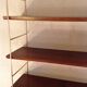 Étagère string vintage en laiton