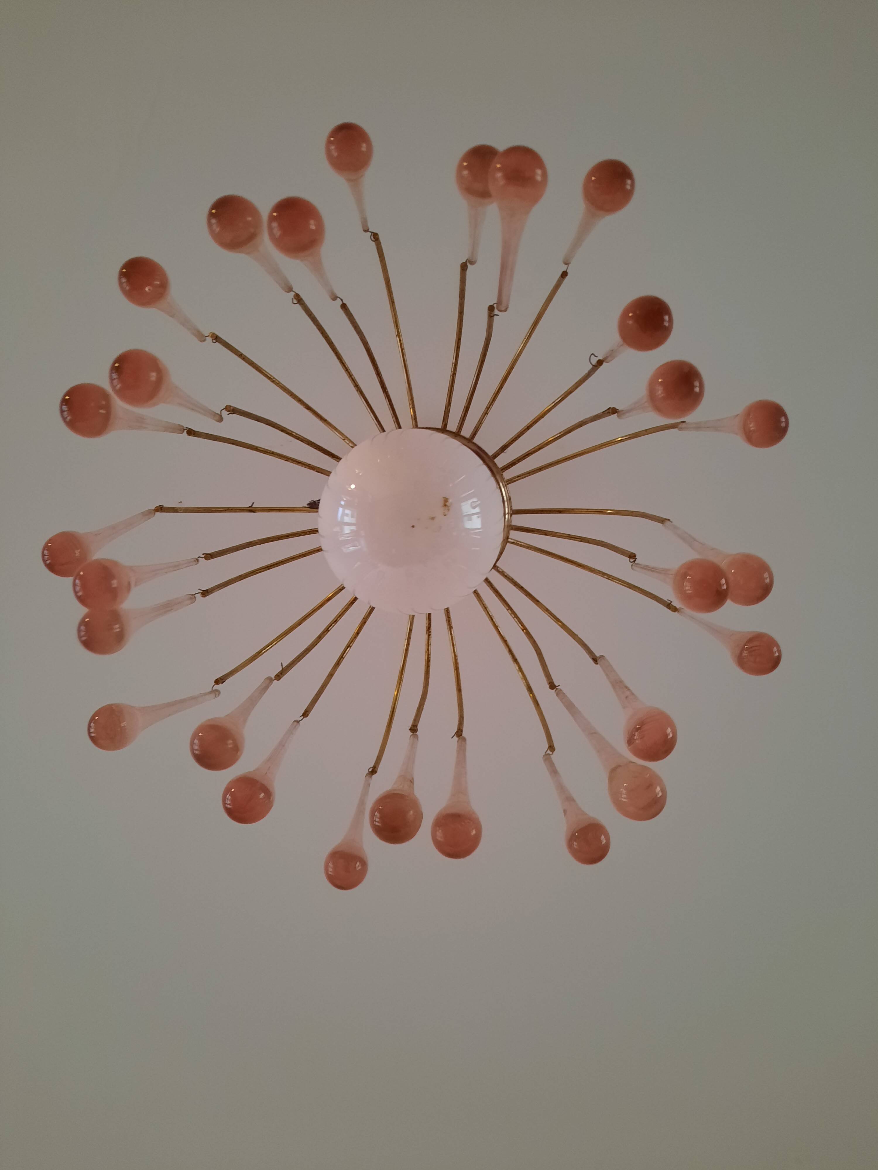 Lustre drops of water by Paolo Venini , 60s-70s