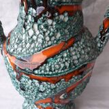 Vase Vallauris fat lava