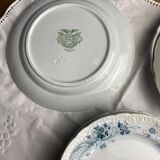 Lot de 9 assiettes à entremets Villeroy et Boch anciennes