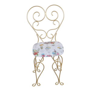 Chaise dossier coeur