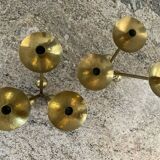 Pair of modernist bronze candlesticks