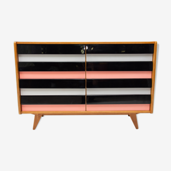 Mid-century modern chest of drawers No. U-453, by Jiří Jiroutek, Czechoslovakia