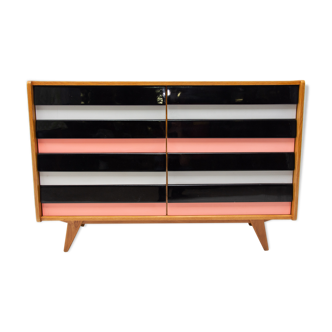 Mid-century modern chest of drawers No. U-453, by Jiří Jiroutek, Czechoslovakia