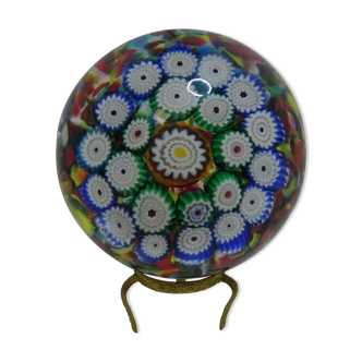 Murano Millefiori vintage 1950 softc mile paper press