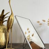 Old vintage barber mirror