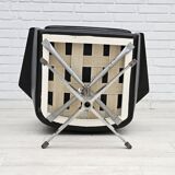 1960s, scandinavian design, swivel chair, original condition, artificial leather, cast aluminum base