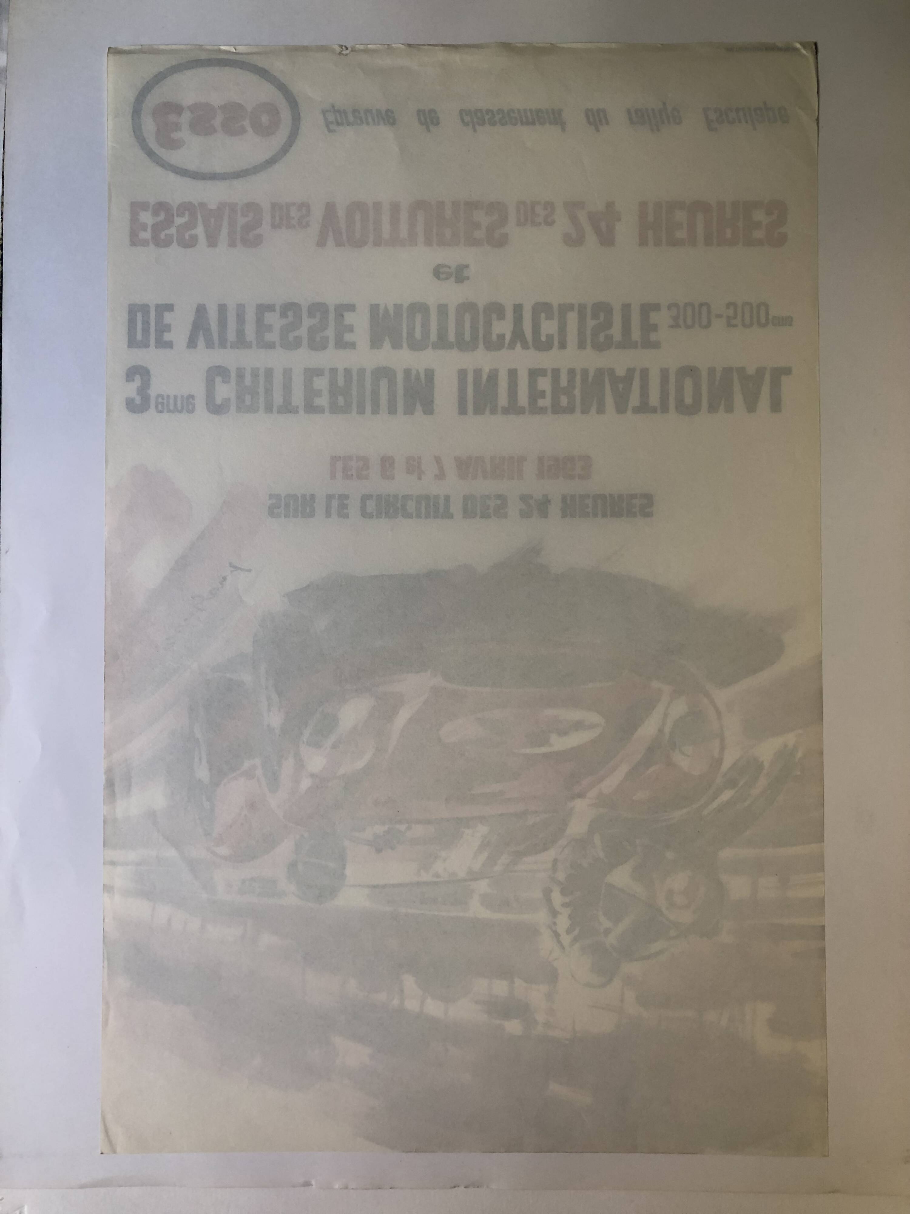Affiche originale 1963 de Beligond