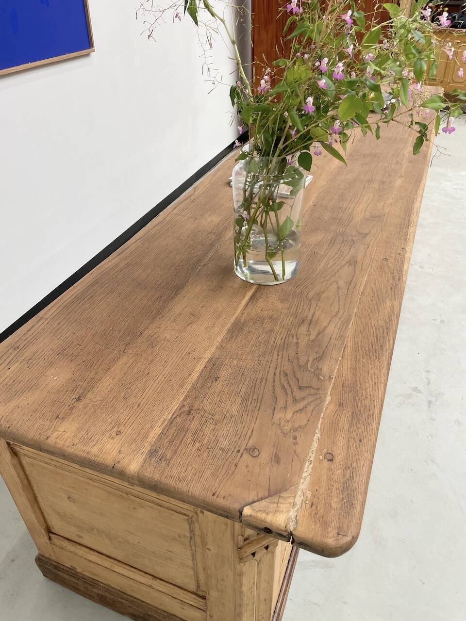 XXL oak and pine counter 350cm