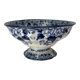 Flora pedestal bowl/salad bowl, Creil and Montereau, late 19th century
