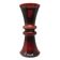 Modernism vase, glass, designed by K. Krawczyk, Poland, 1970s