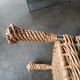 1900 yresse wicker worker serving table