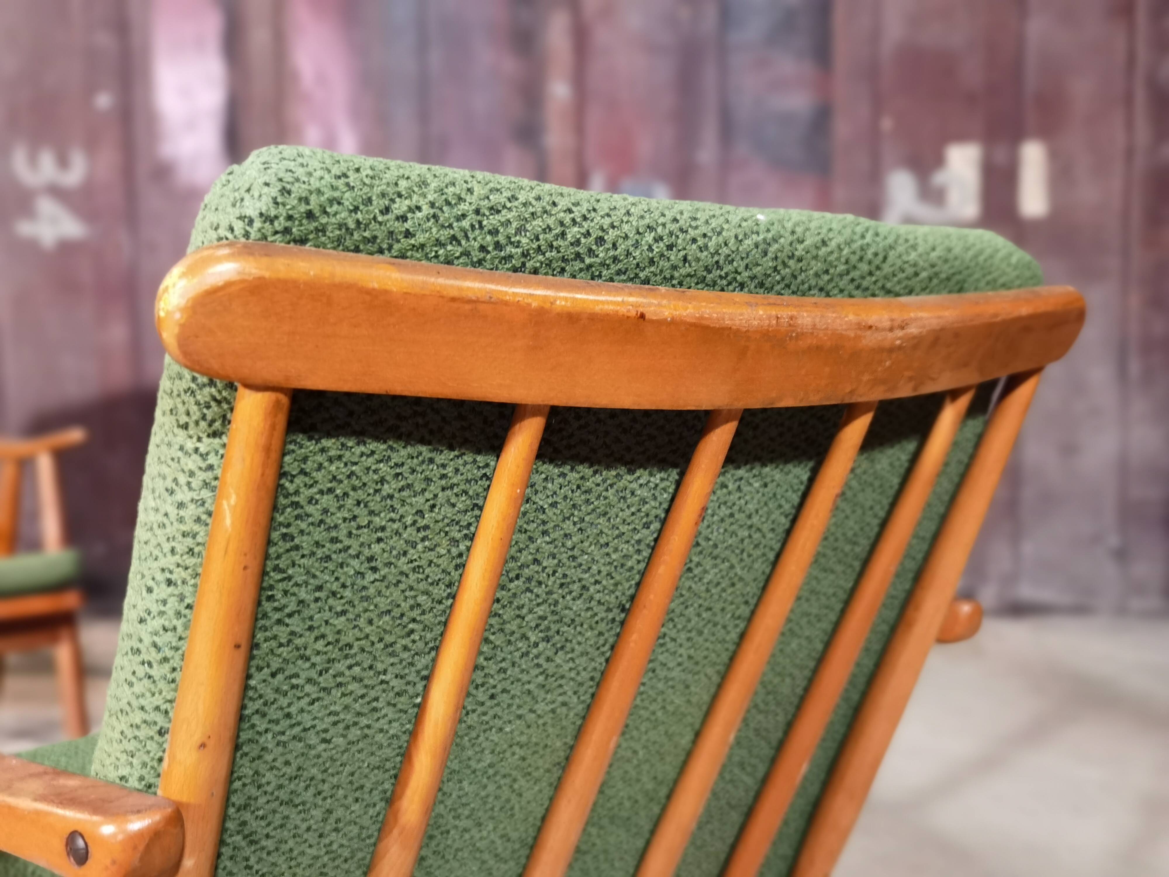 Pair of Thonet Boomerang armchairs